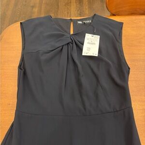 Zara Black Sleeveless Dress